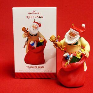 Hallmark Toymaker Santa 15th Anniversary Ed 2014 Christmas Ornament